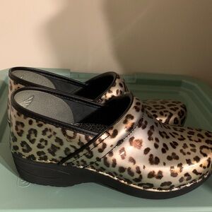Dansko Leopard Print Women's Mules